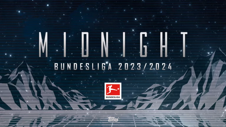2023-24 TOPPS Midnight Bundesliga Soccer Cards - Header