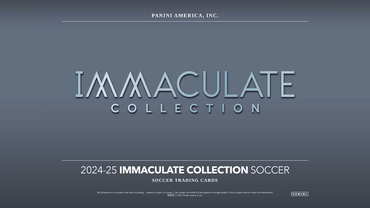 2024-25 PANINI Immaculate Collection Soccer Cards - Header