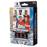2024-25 TOPPS Chrome UEFA Club Competitions Soccer Cards Hanger Box