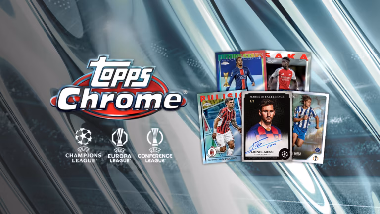 2024-25 TOPPS Chrome UEFA Club Competitions Soccer Cards - Header
