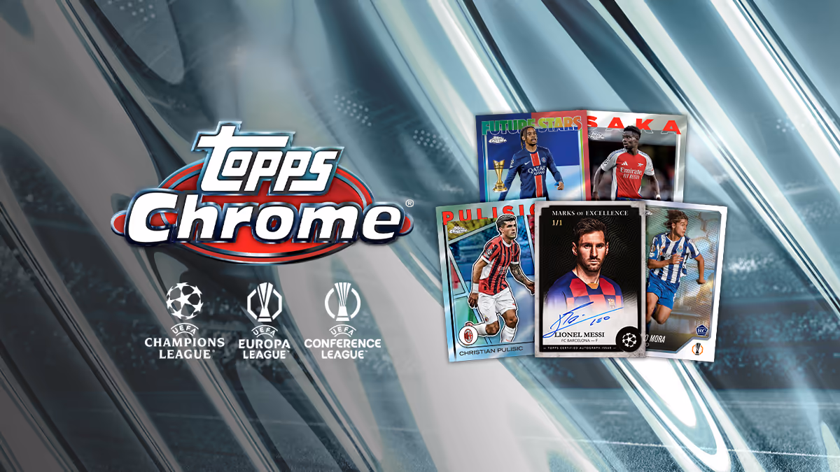 2024-25 TOPPS Chrome UEFA Club Competitions Soccer Cards
