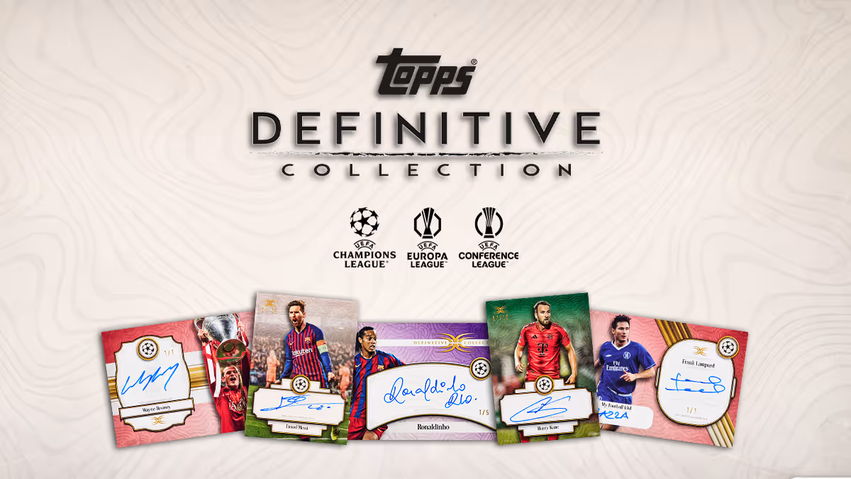 2024-25 TOPPS Definitive Collection UEFA Club Competitions Soccer Cards