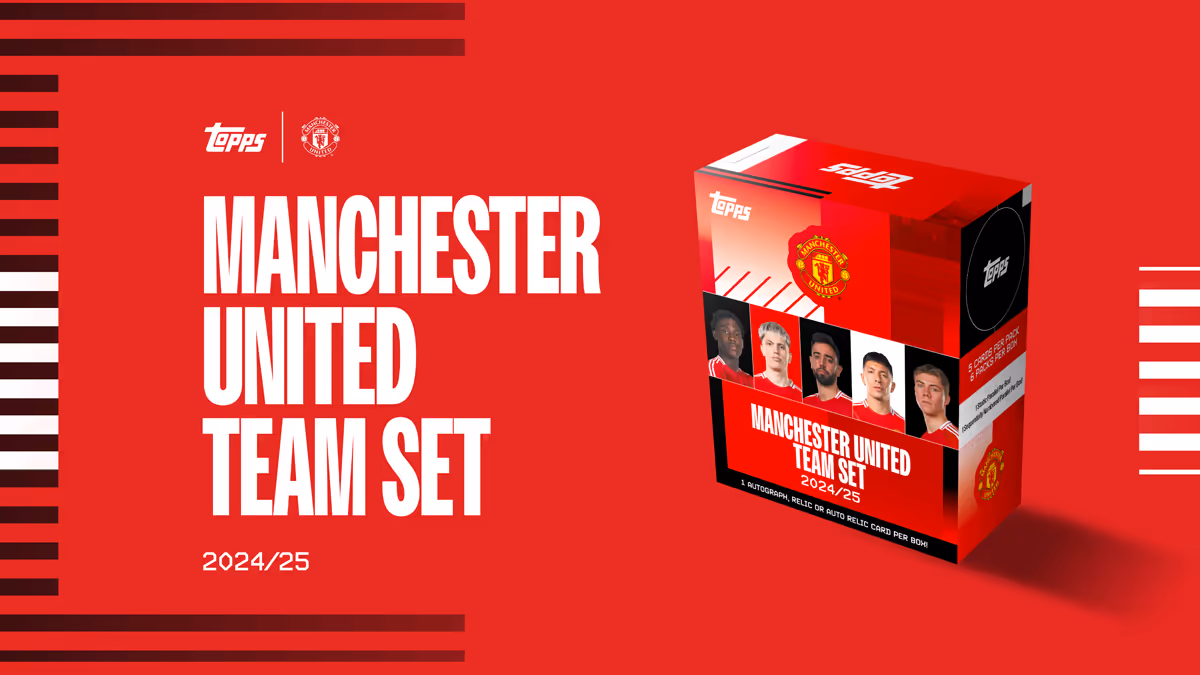 2024-25 TOPPS Manchester United Official Team Set Soccer Cards - Header