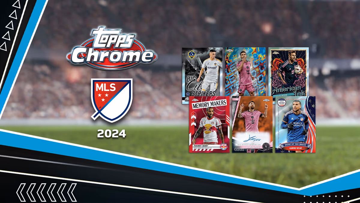 2024 TOPPS Chrome MLS Soccer Cards - Header