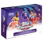 2025-26 TOPPS Chrome Premier League Soccer Cards Breaker's Delight Box