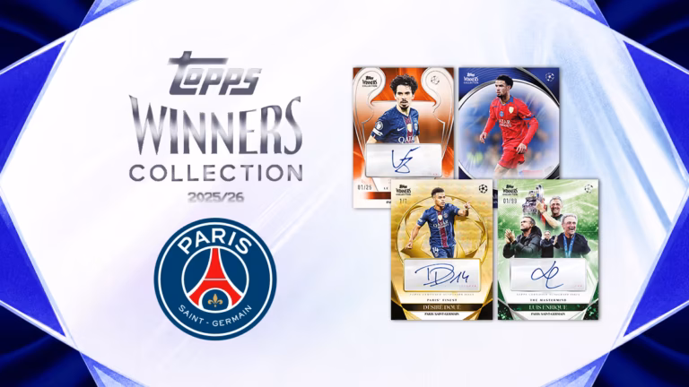 2025-26 TOPPS Winners Collection Paris Saint-Germain Soccer Cards - Header
