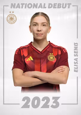 2025 PANINI DFB-Frauen Team-Set Soccer Cards - National Debut Insert Card - Elisa Senß