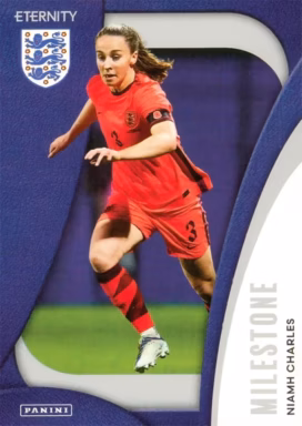 2025 PANINI Eternity Lionesses Official Soccer Cards - Milestone Insert Card - Niamh Charles