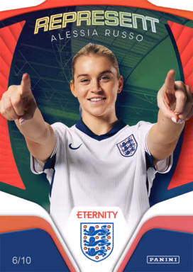 2025 PANINI Eternity Lionesses Official Soccer Cards - Represent Insert Card - Alessia Russo
