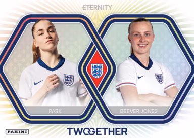 2025 PANINI Eternity Lionesses Official Soccer Cards - Twogether Insert Card - Jess Park / Aggie Beever-Jones