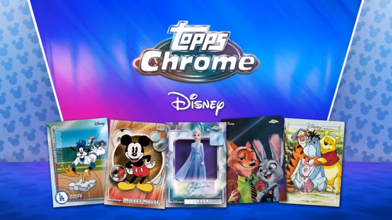 2026 TOPPS Chrome Disney Trading Cards - Header