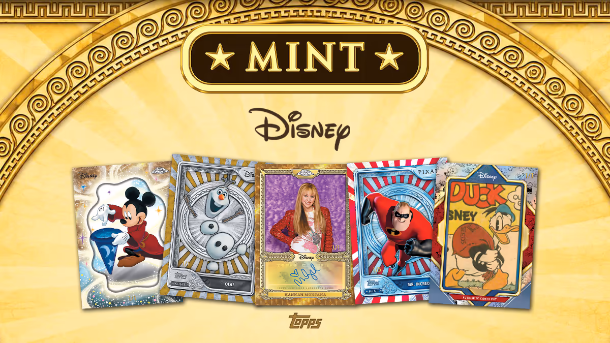 2026 TOPPS Mint Disney Trading Cards - Header