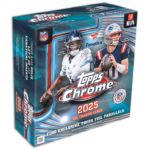2025 TOPPS Chrome NFL Football Cards Fanatics Mega Box