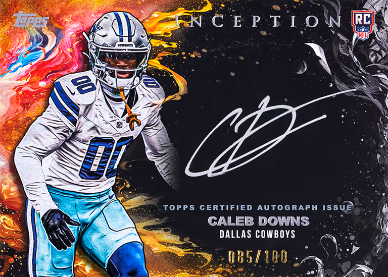 2026 TOPPS Inception NFL Football Cards - Inception Silver Signings Autograph Card - Caleb Downs