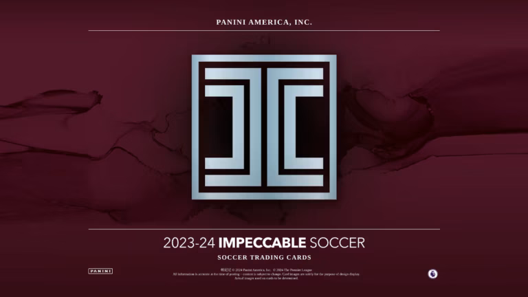 2023-24 PANINI Impeccable Premier League Soccer Cards - Header