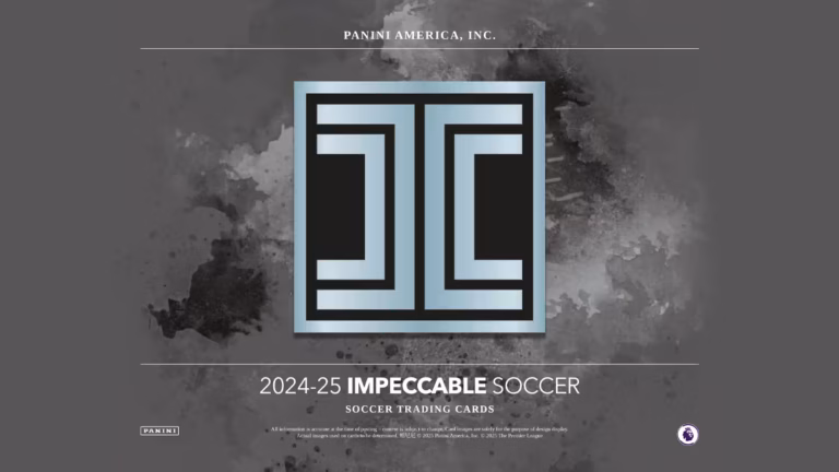 2024-25 PANINI Impeccable Premier League Soccer Cards - Header