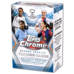 2024-25 TOPPS Chrome UEFA Women's Champions League Soccer Cards Blaster Box