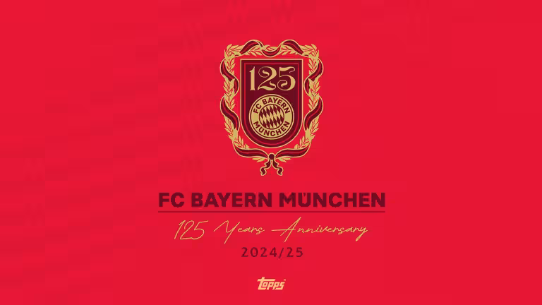 2024-25 TOPPS FC Bayern München 125 Years Anniversary Soccer Cards - Header