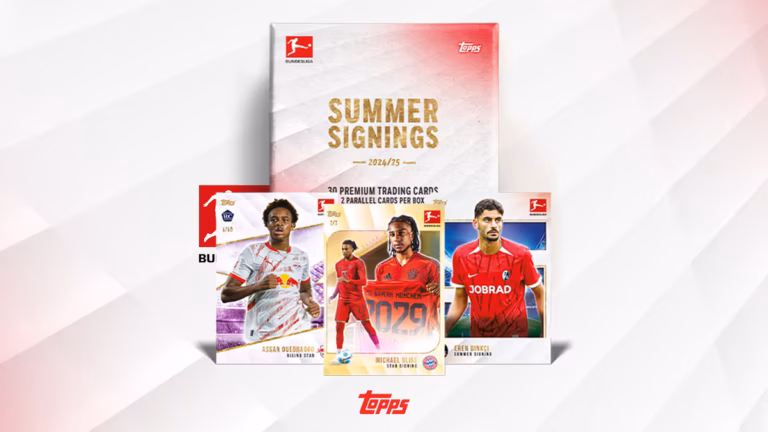 2024-25 TOPPS Summer Signings Bundesliga Soccer Cards - Header
