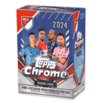 2024 TOPPS Chrome MLS Soccer Cards Blaster Box