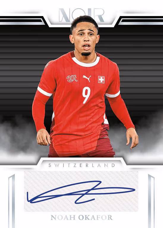 2025-26 PANINI Noir Road to FIFA World Cup 2026 Soccer Cards - Noir Color Autograph Card - Noah Okafor