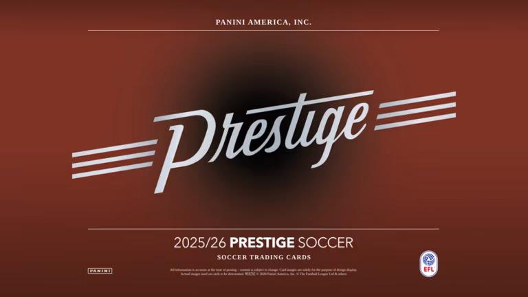 2025-26 PANINI Prestige EFL Soccer Cards - Header