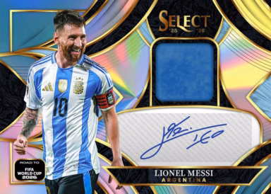 2025-26 PANINI Select Road to FIFA World Cup 2026 Soccer Cards - Autographed Memorabilia Card - Lionel Messi