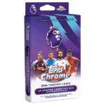 2025-26 TOPPS Chrome Premier League Soccer Cards Hanger Box