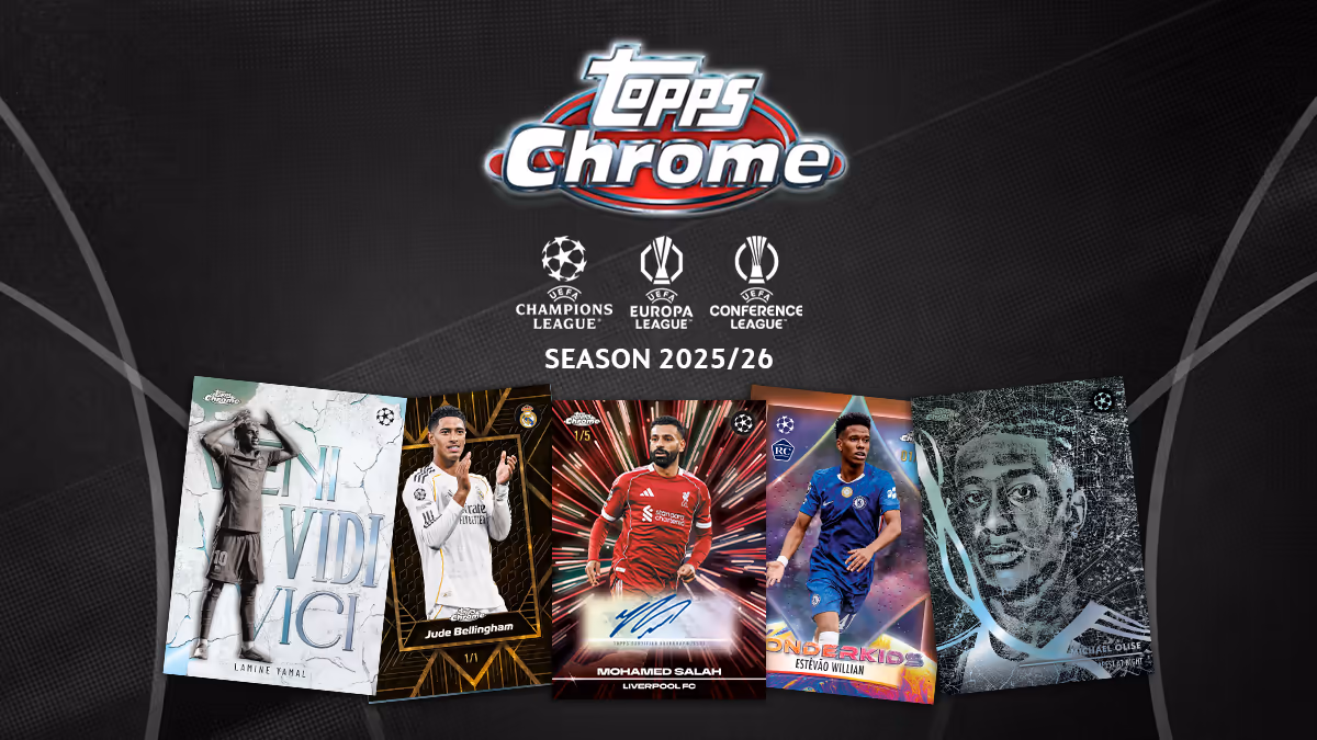 2025-26 TOPPS Chrome UEFA Club Competitions Soccer Cards