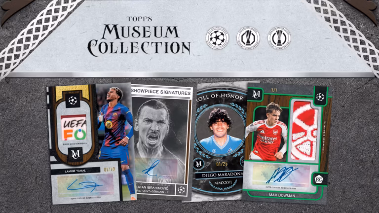 2025-26 TOPPS Museum Collection UEFA Club Competitions Soccer Cards - Header