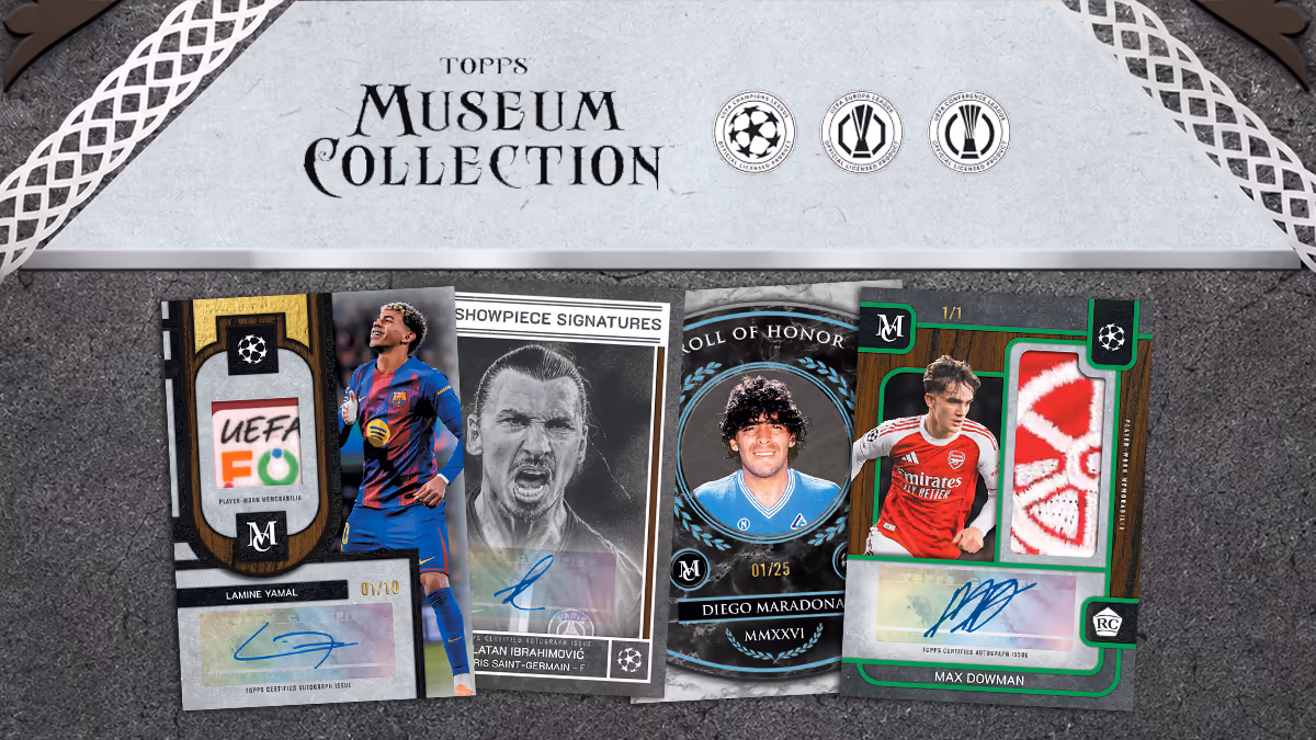 2025-26 TOPPS Museum Collection UEFA Club Competitions Soccer Cards - Header