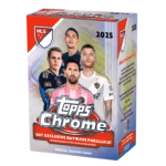 2025 TOPPS Chrome Major League Soccer Cards Blaster Box