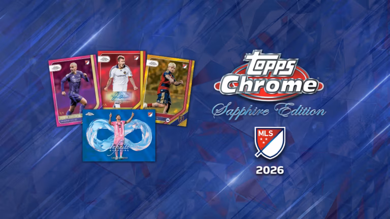 2026 TOPPS Chrome Sapphire Edition MLS Soccer Cards - Header