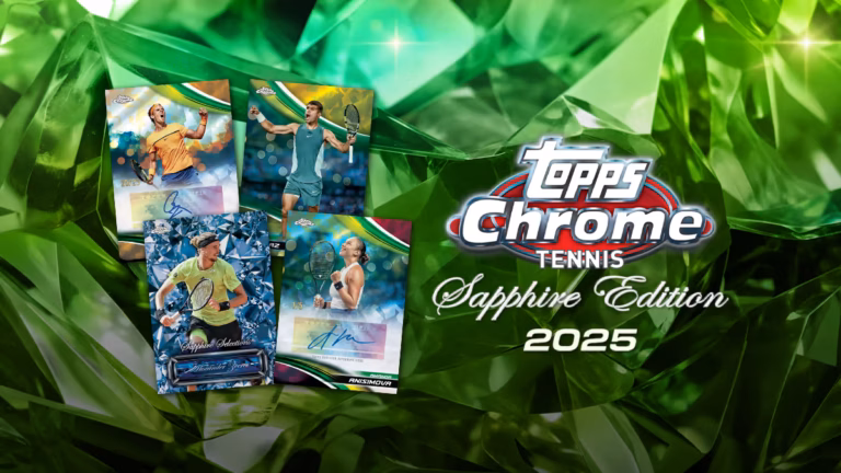 2025 TOPPS Chrome Sapphire Edition Tennis Cards - Header