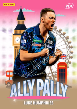 2026 PANINI PDC World Championship Darts Cards - Ally Pally Insert Card Pink Parallel - Luke Humphries