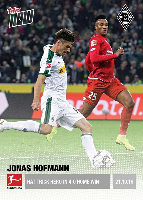 2018-19 TOPPS Now Bundesliga Soccer Cards - Card 029