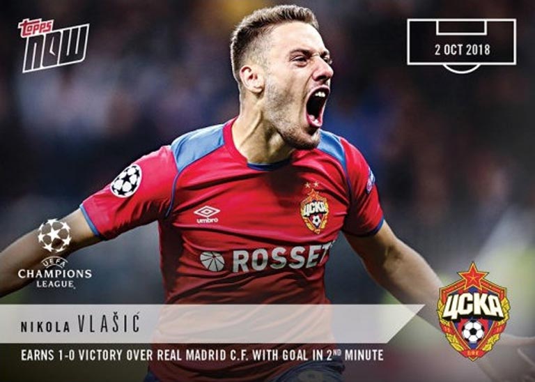 2018-19 TOPPS Now UEFA Champions League Soccer Cards - Card 005