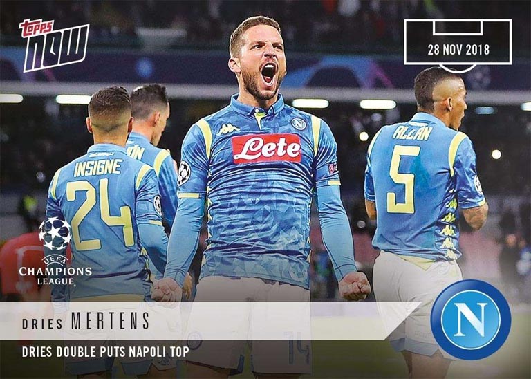 2018-19 TOPPS Now UEFA Champions League Soccer Cards - Card 019