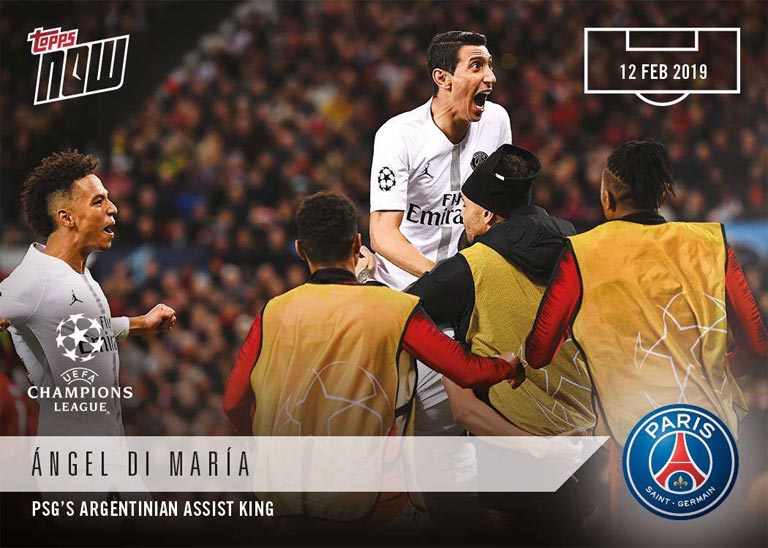 2018-19 TOPPS Now UEFA Champions League Soccer Cards - Card 023