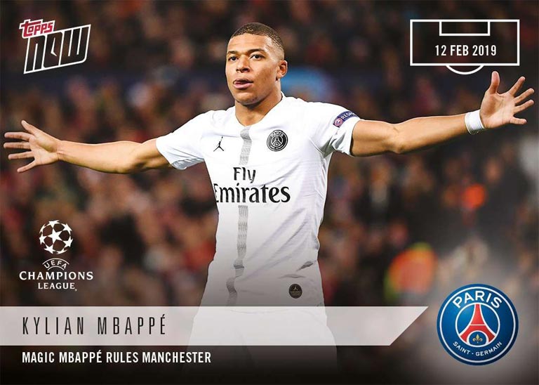 2018-19 TOPPS Now UEFA Champions League Soccer Cards - Card 024