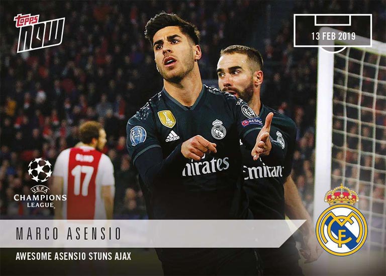 2018-19 TOPPS Now UEFA Champions League Soccer Cards - Card 027