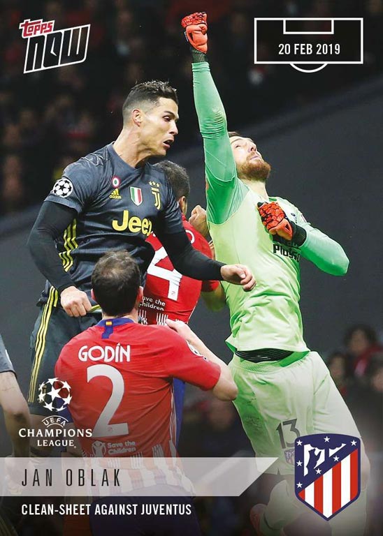 2018-19 TOPPS Now UEFA Champions League Soccer Cards - Card 028