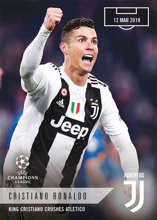2018-19 TOPPS Now UEFA Champions League Soccer Cards - Card 035