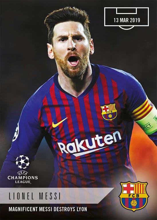 2018-19 TOPPS Now UEFA Champions League Soccer Cards - Card 037
