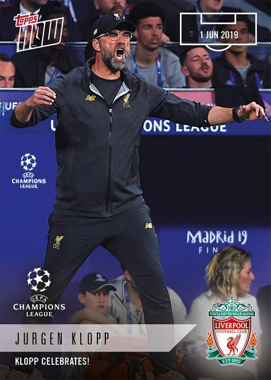 2018-19 TOPPS Now UEFA Champions League Soccer Cards - Card 063