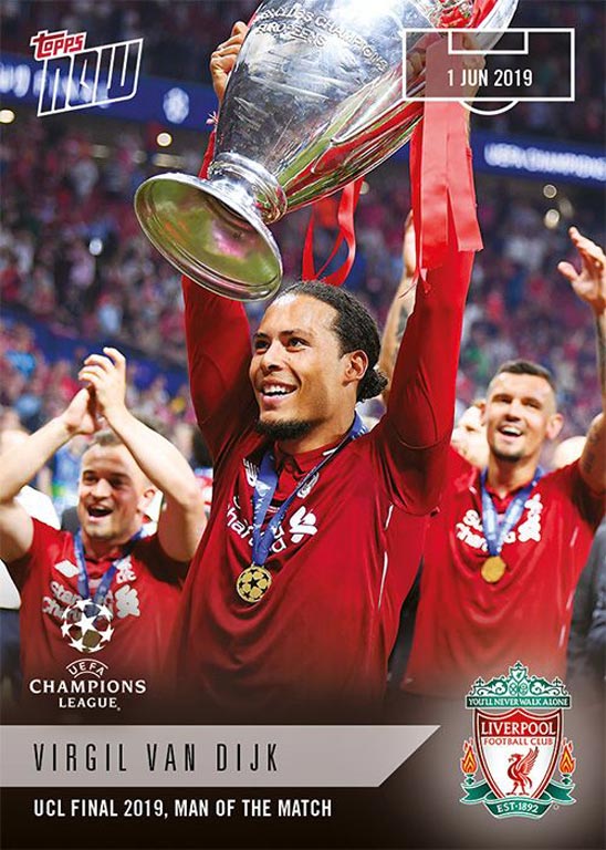 2018-19 TOPPS Now UEFA Champions League Soccer Cards - Card 068