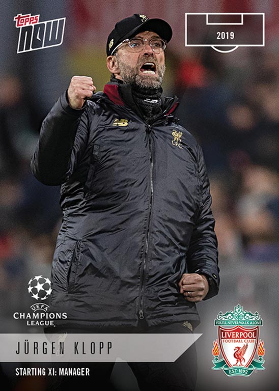 2018-19 TOPPS Now UEFA Champions League Soccer Cards - Card XI-02