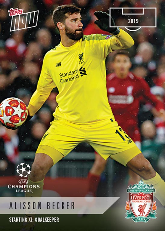 2018-19 TOPPS Now UEFA Champions League Soccer Cards - Card XI-04