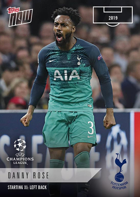 2018-19 TOPPS Now UEFA Champions League Soccer Cards - Card XI-05