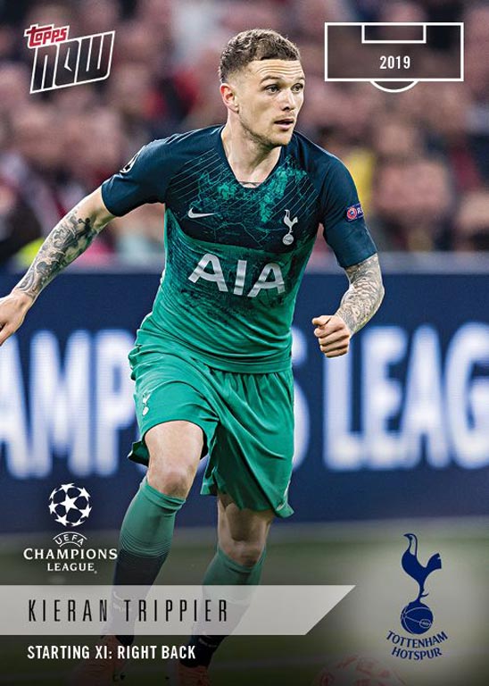 2018-19 TOPPS Now UEFA Champions League Soccer Cards - Card XI-07